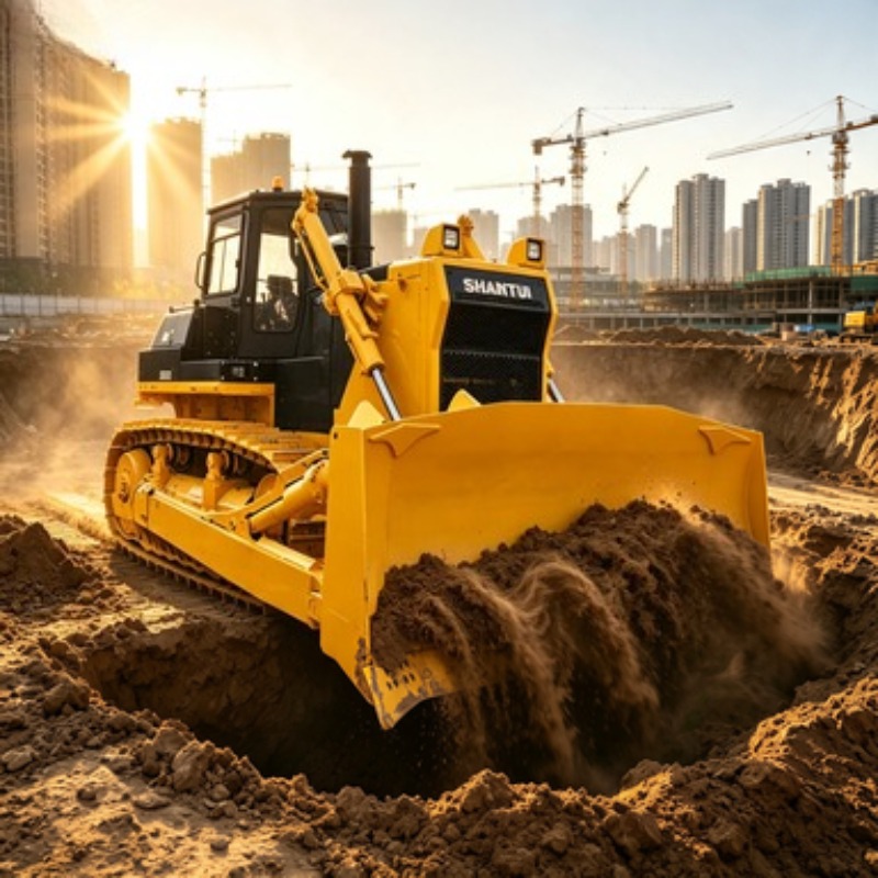 Heavy Equipment Bulldozer - Spychacz gąsienicowy SD22, maszyna do robót
